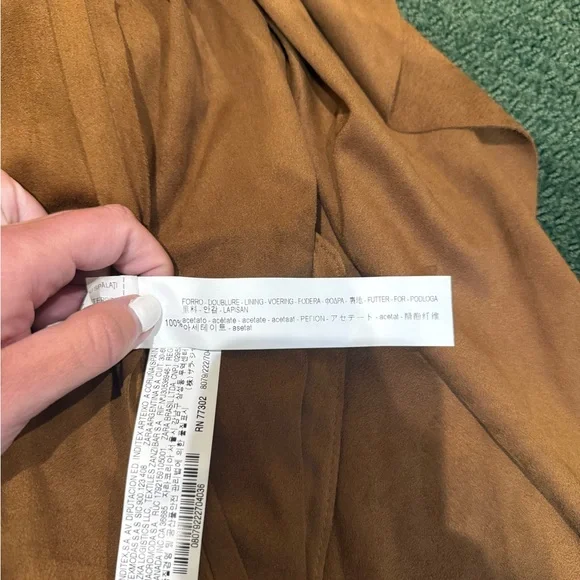 Zara women’s  Brown (mustard brown) Lightweight cardigan host pick - Picture 12 of 12